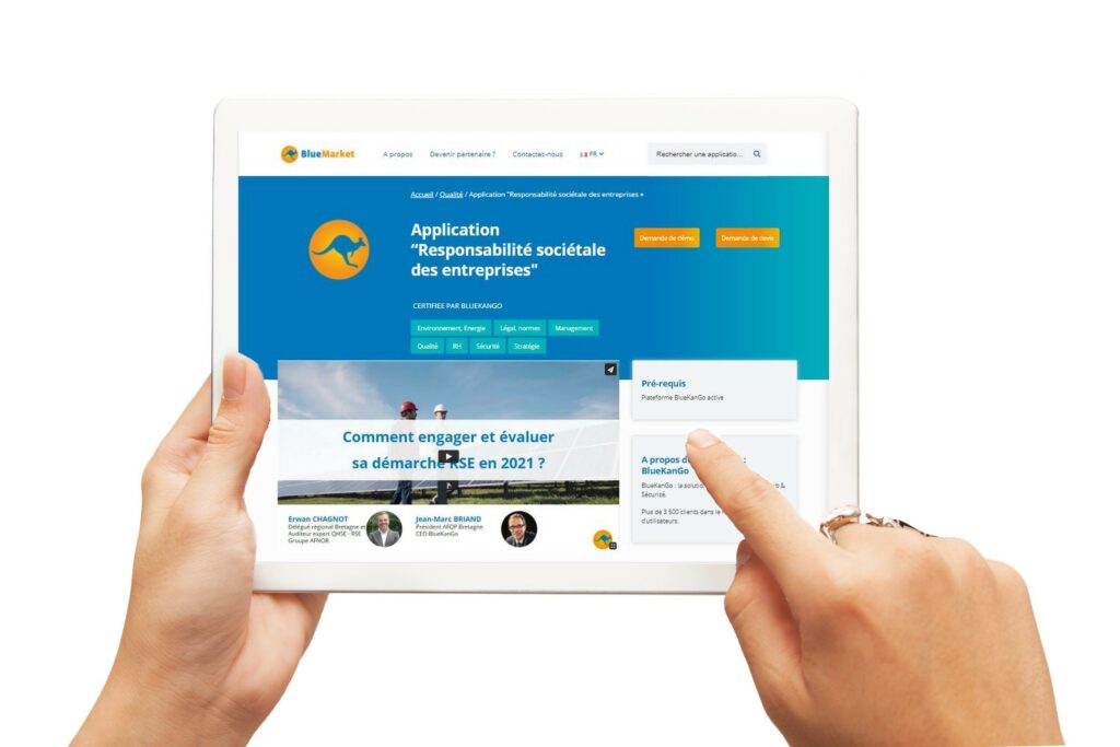 aperçu solution bluekango RSE
