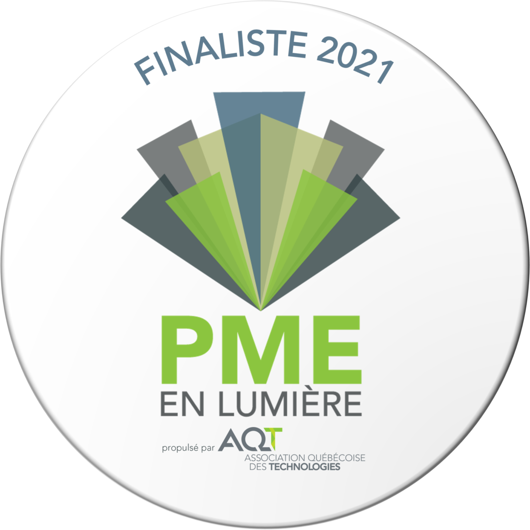 Badge Finaliste 2021 PME en Lumière AQT