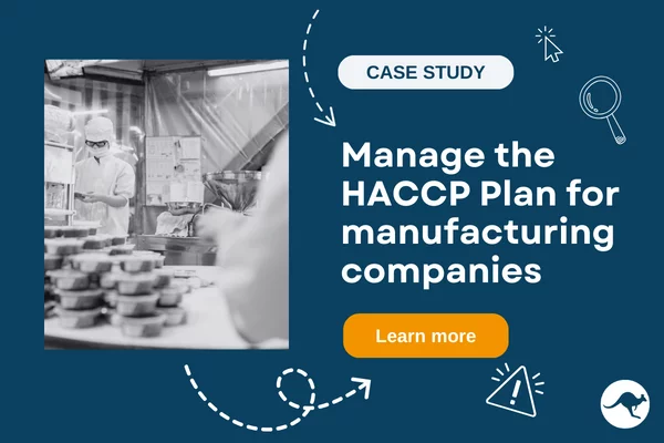 Example of HACCP Plan management - BlueKanGo.com